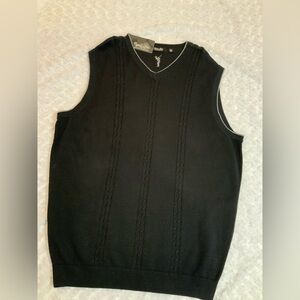 Cypress Links Sweater Golfer Sports Wear Black With Gray Trim Men’s 2XT - NWT